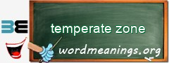 WordMeaning blackboard for temperate zone